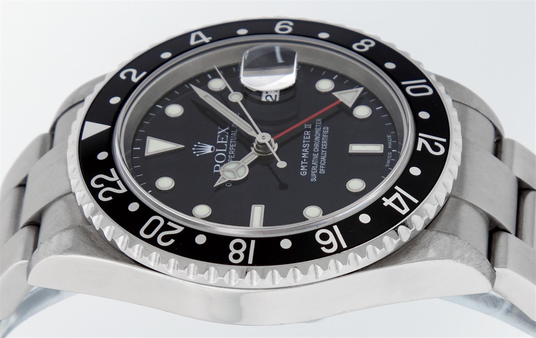 Rolex Mens Stainless Steel GMT Master 2