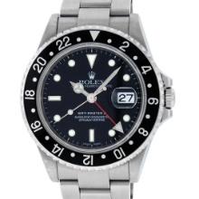 Rolex Mens Stainless Steel GMT Master 2