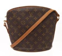 Louis Vuitton Brown Monogram canvas Drouot Crossbody Bag