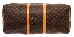 Louis Vuitton Brown Monogram Canvas Keepall Bandouliï¿½re 60 Travel Bag