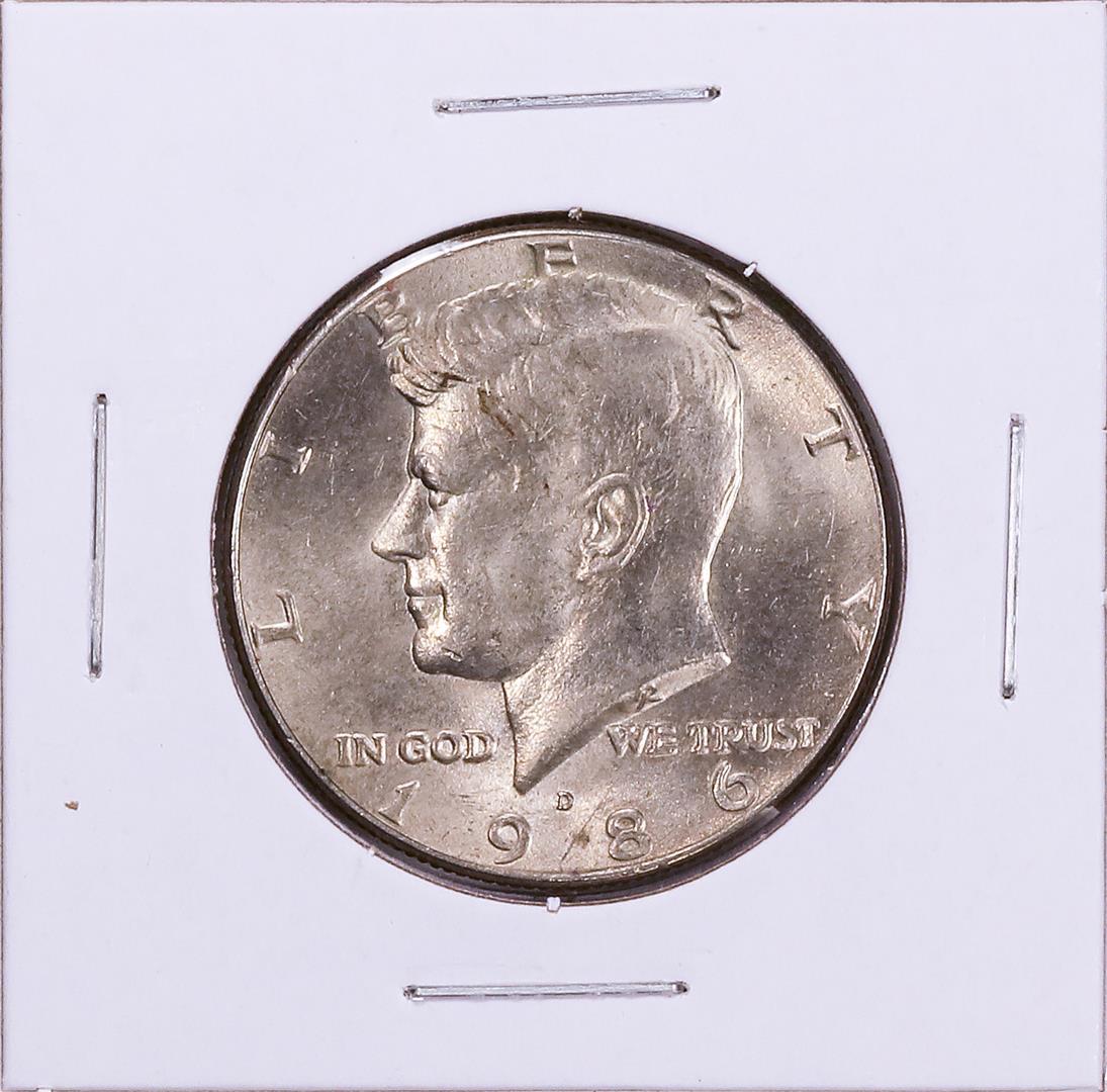 1986 Kennedy Half Dollar Coin
