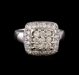 14KT White Gold 1.55 ctw Diamond Ring