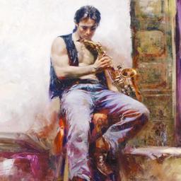 Music Lover by Pino (1939-2010)