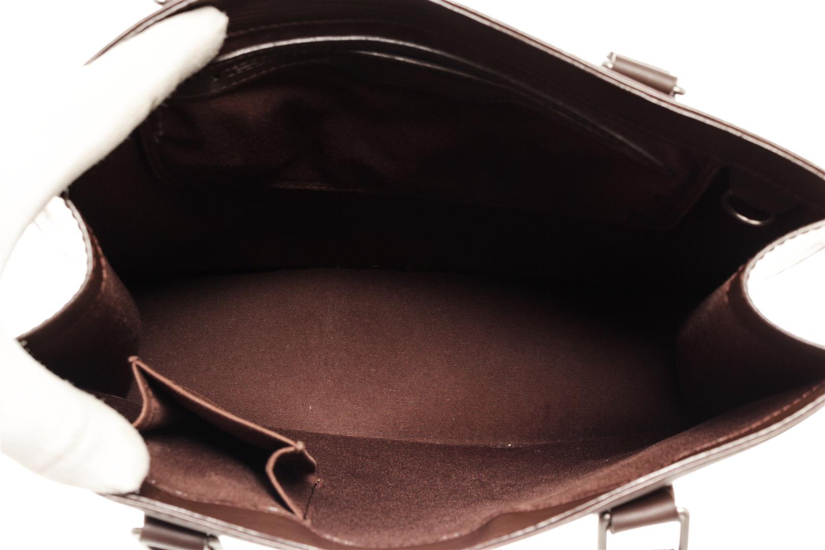 Louis Vuitton Brown Epi Leather Sac Plat PM Tote Bag