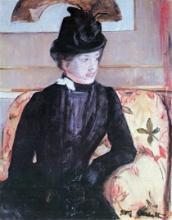 Mary Cassatt - Young Woman In Black