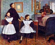 Edgar Degas - Portait Of The Bellelli Family