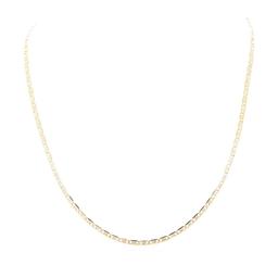 24 Inch Valentino Chain - 14KT Yellow, Rose, and White Gold