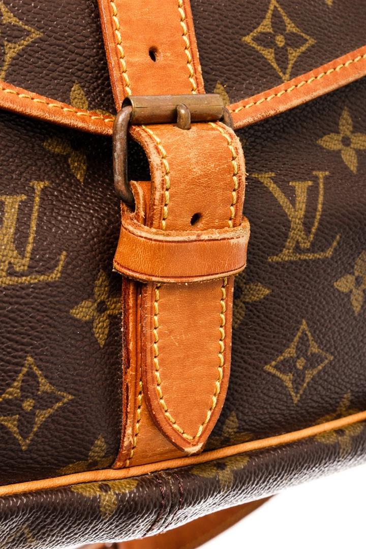 Louis Vuitton Brown Monogram Canvas Saumur 35 Messenger Bag