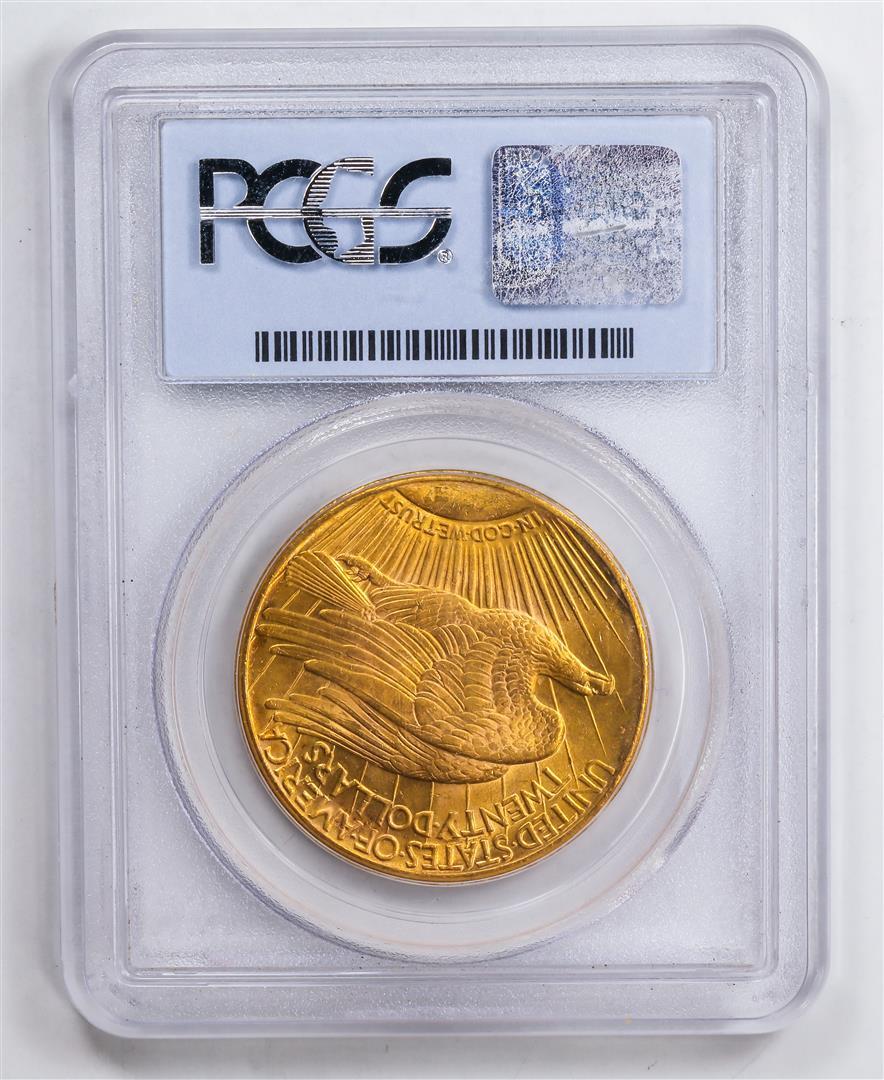 1925 $20 Double Eagle Gold Coin PCGS MS63