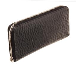 Louis Vuitton Black Epi Leather Clemence Wallet