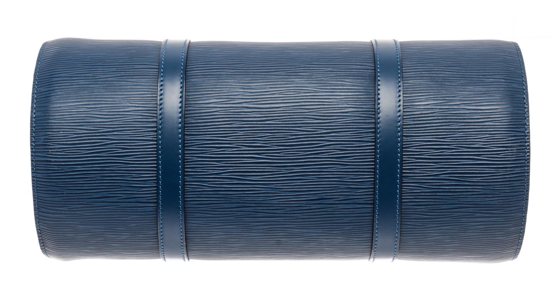 Louis Vuitton Blue Epi Leather Soufflot Shoulder Bag