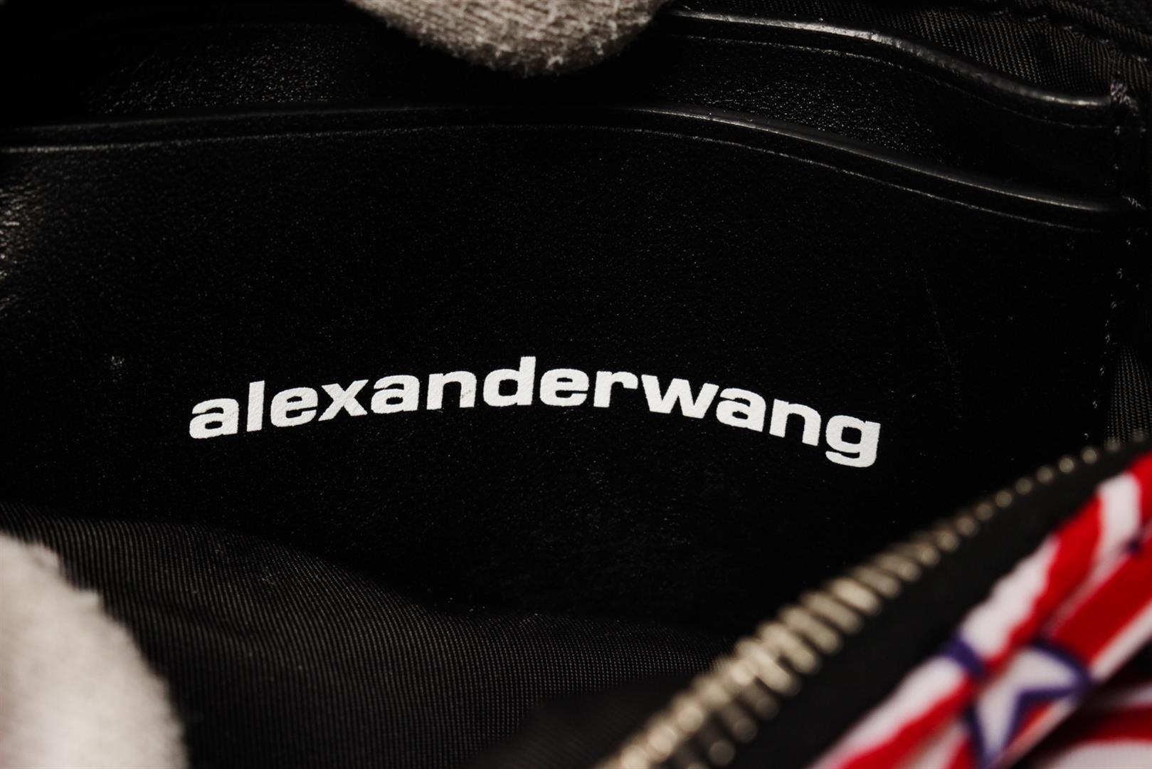 Alexander Wang Red Monogram Nylon Attica Waist Bag