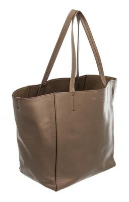 Celine Brown Leather Phantom Cabas Shoulder Bag