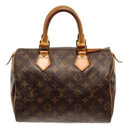 Louis Vuitton Monogram Speedy 25 Handbag