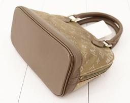 Louis Vuitton Light Brown Monogram Satin Alma Mini Handbag