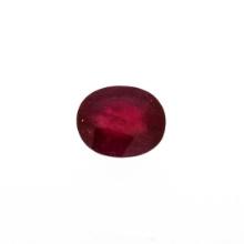 6.16 ctw Oval Cut Natural Ruby