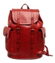 Louis Vuitton Red Epi Leather Christopher PM Backpack Bag