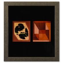 Cube - AXO & Etude Axonometrique - 1 de la serie Graphismes 3 by Vasarely (1908-