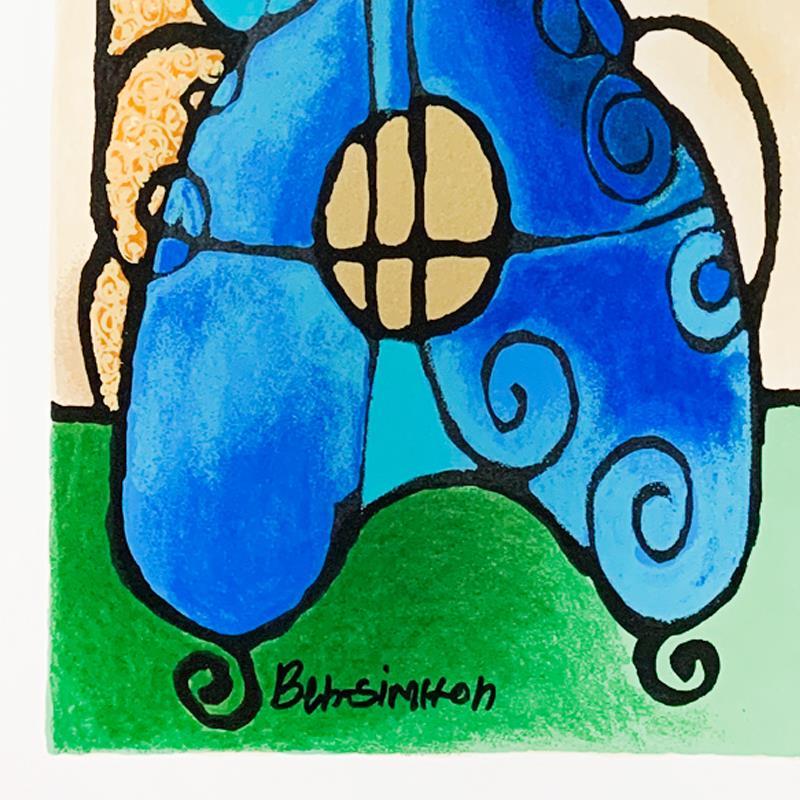 Blue Vase I by Ben-Simhon, Avi