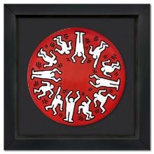 White on Red by Keith Haring (1958-1990)