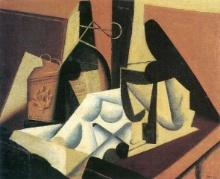 Juan Gris - Still Life With A White Tablecloth