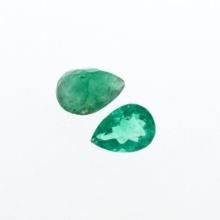 1.95 ctw Pear Cut Natural Emerald Parcel