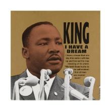 Martin Luther King by Steve Kaufman (1960-2010)