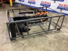 New Unused Mower King Model ECSSCT72 Hydraulic Trencher Skid Loader Attachment