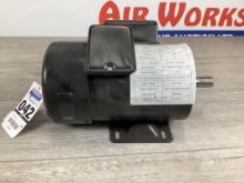 New Unused TEFC AC Induction Electric Motor, 1 Hp 230 Volt 1 Phase, 3450 rpm