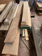 10' Oak and 14' cherry Lumber Pile