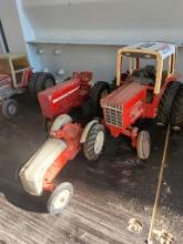 (3) Vintage Metal Precision Toy Tractors
