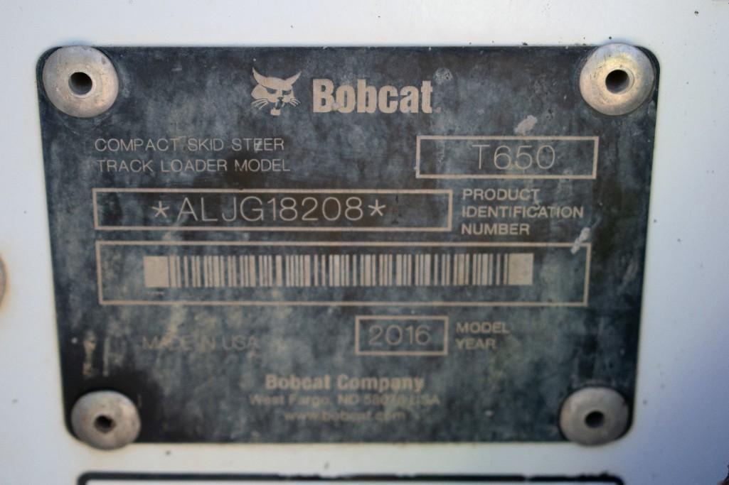 2016 BOBCAT T650 25911
