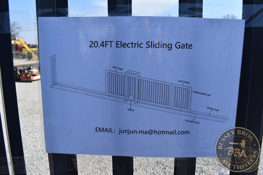 20.4FT ELECTRIC SLIDING GATE 27130