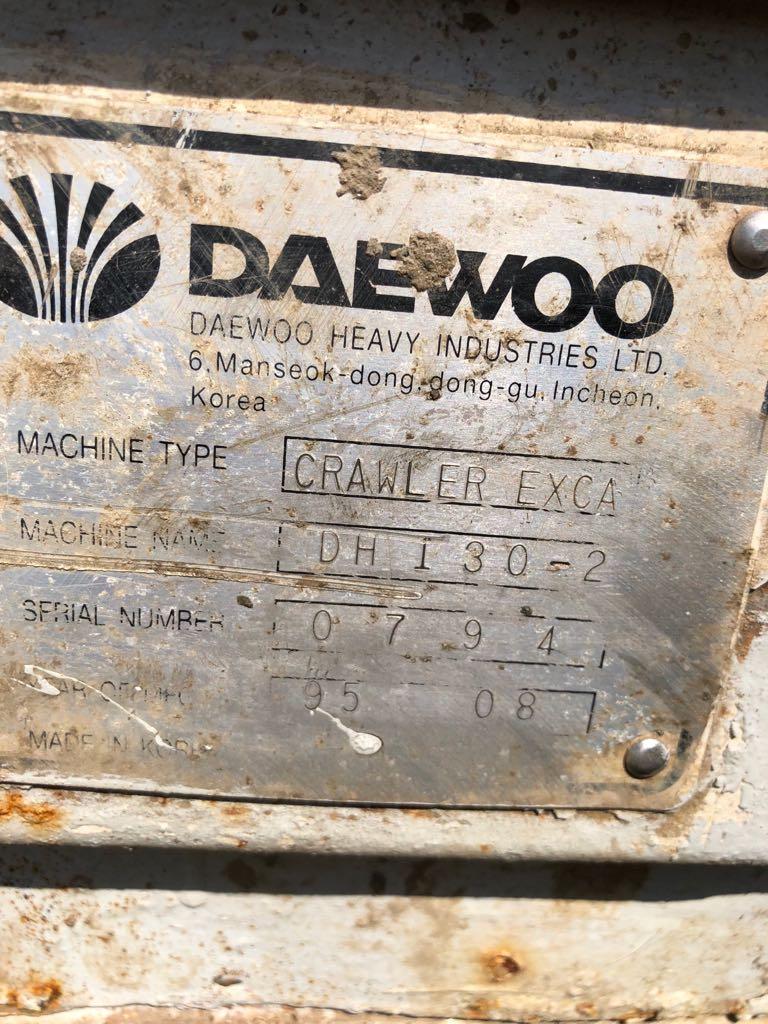1995 DAEWOO DH130-2 TRACKED DIGGER / EXCAVATOR 13 TONNE *PLUS VAT*