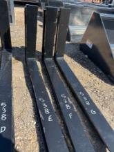 Unused Pair of Pallet Forks - No Frames - ONE PER LOT