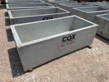 Cox 3' X 6 1/2' X 20"... Concrete Water Trough - ONE PER LOT
