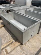 Cox 3' X 6 1/2' X 20" Concrete Water Trough - ONE PER LOT