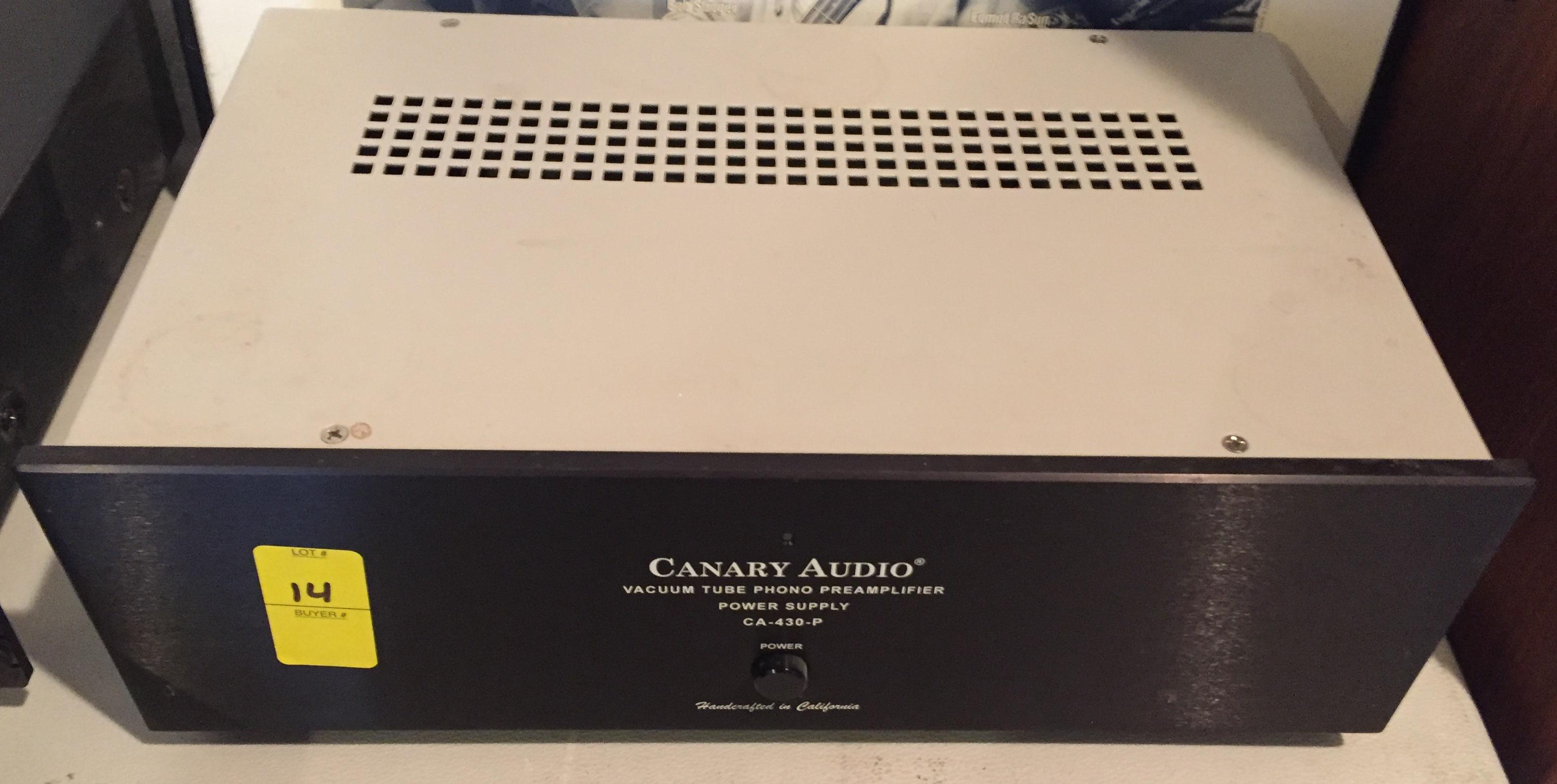 Canary Audio Phono Preamp Power Supply CA-430-P