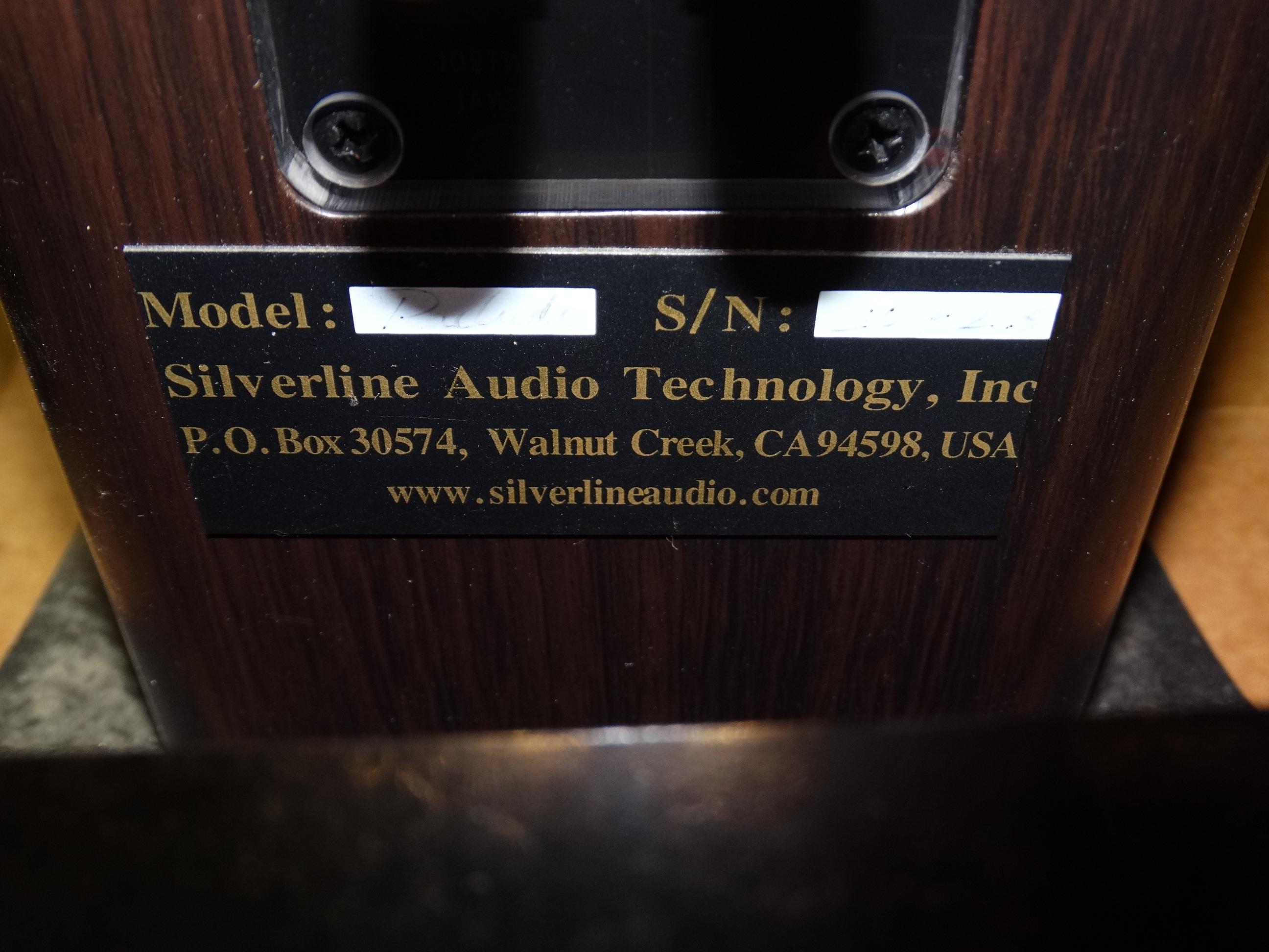 Pair Silverline Audio Technology speakers Model Prelude