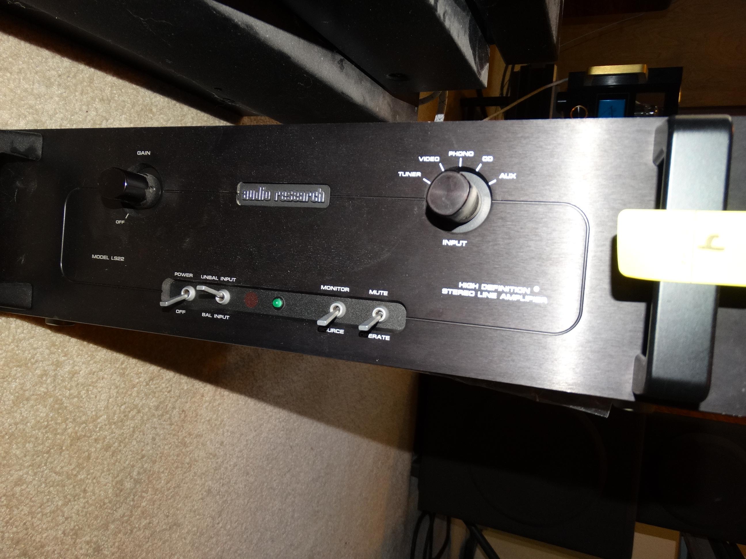 Audio Research High Definition Stereo Line Amplifier LS-22