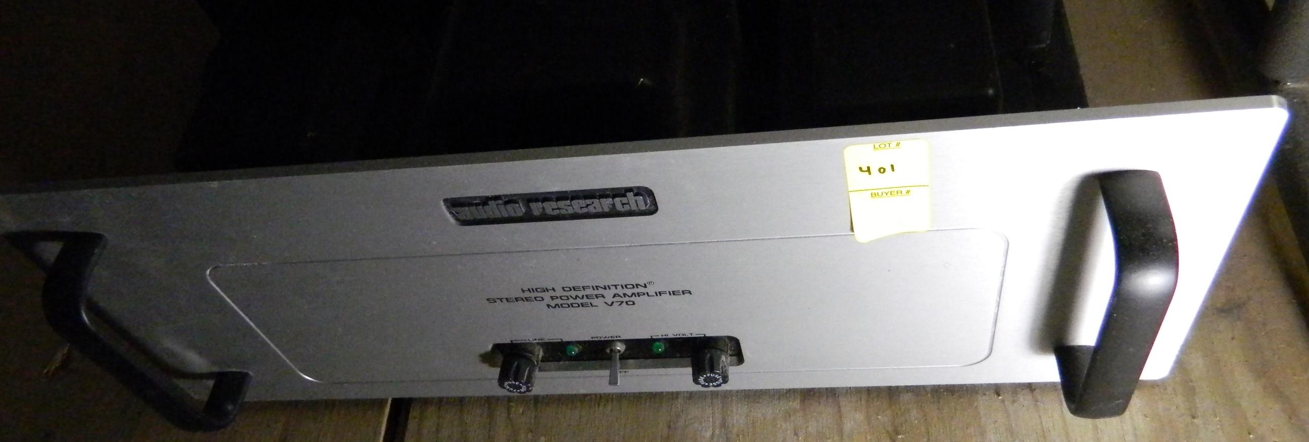 Audio Research Power Amplifier Model V70