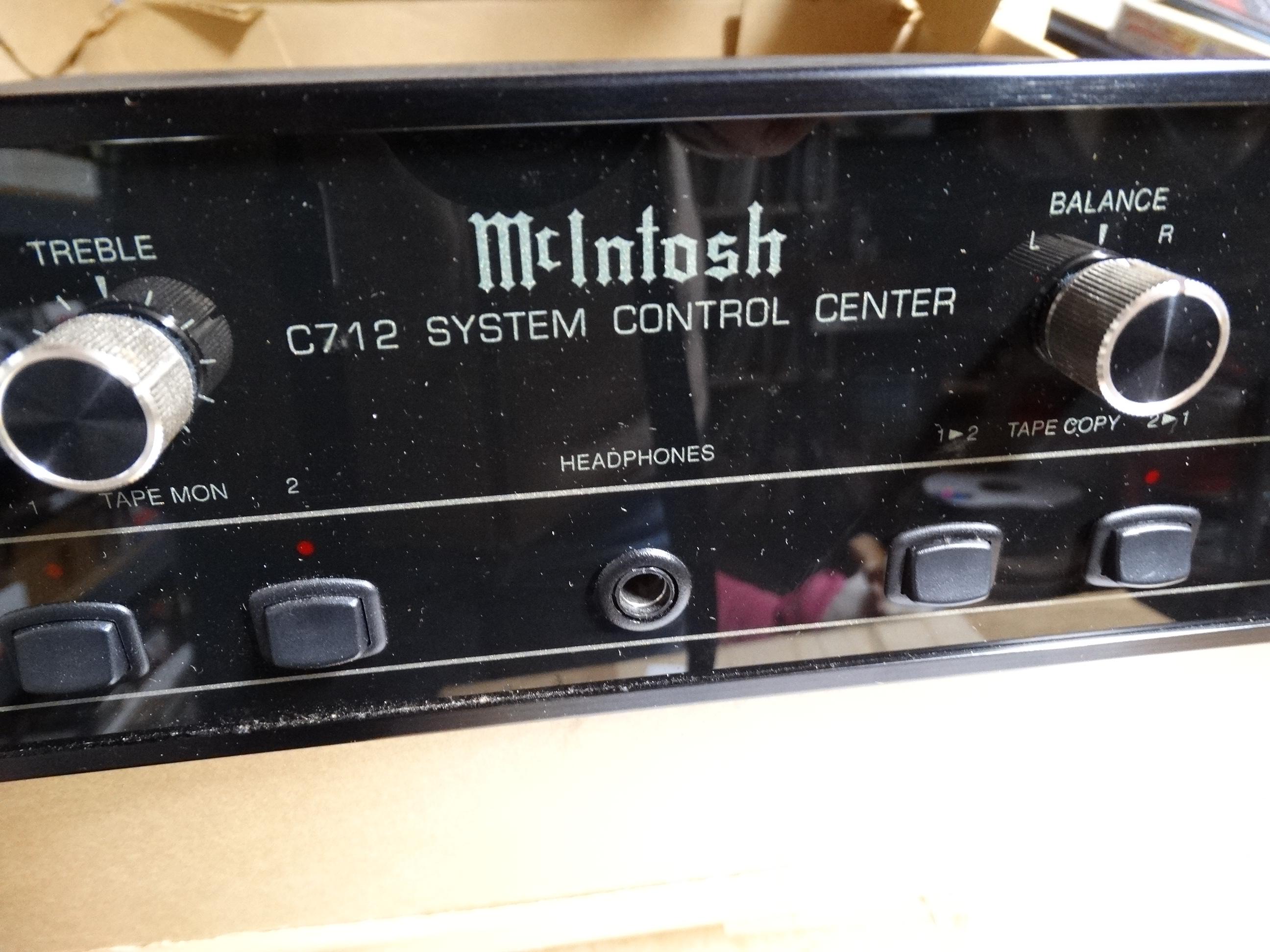 McIntosh CS712 System Control Center