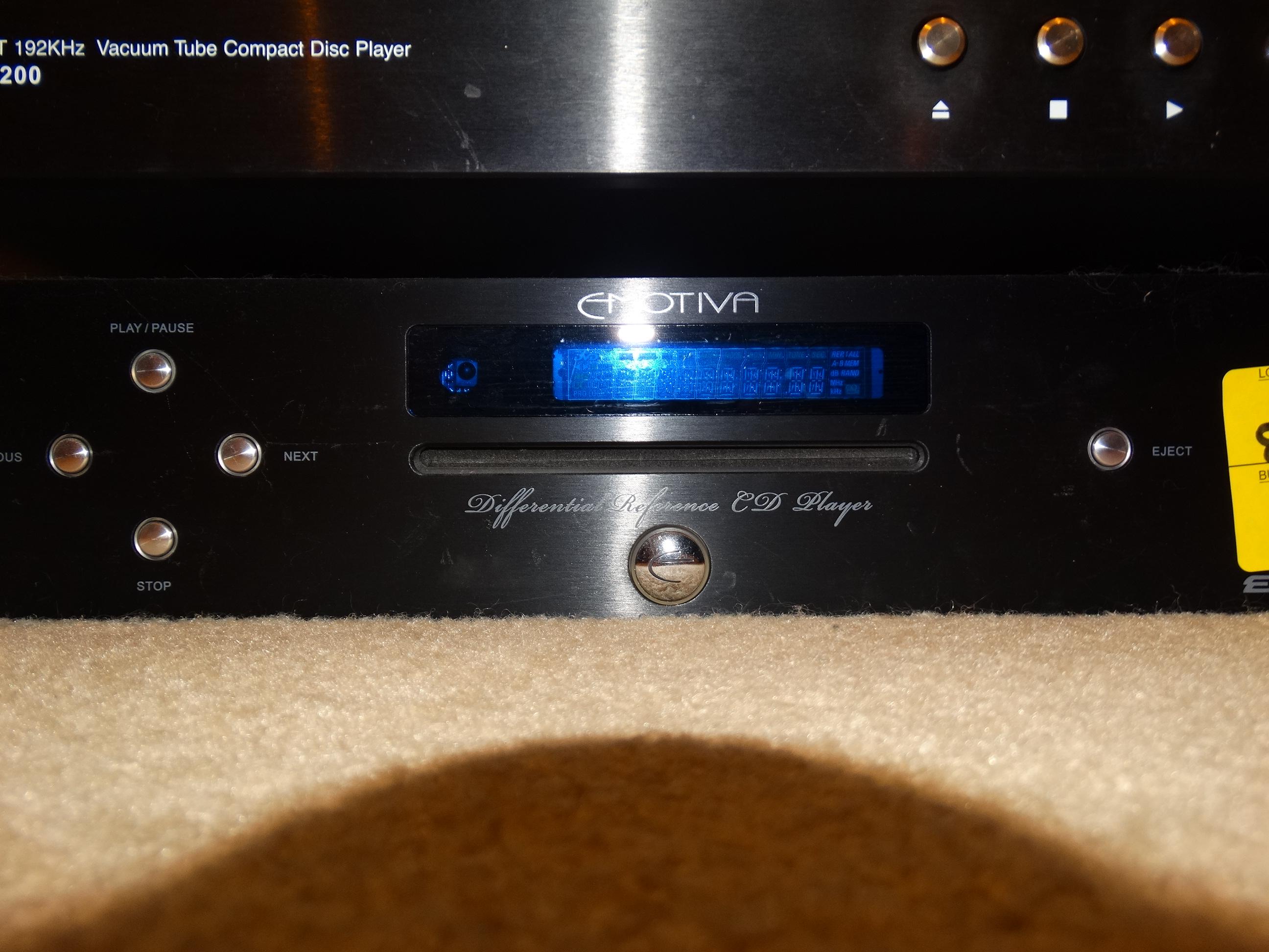 Emotiva Differential Reference CD Player ERC-2 w/Remote