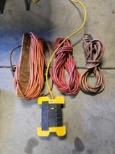 GROUP LOT OF LIGHT WEIGHT EXTENSION CORDS