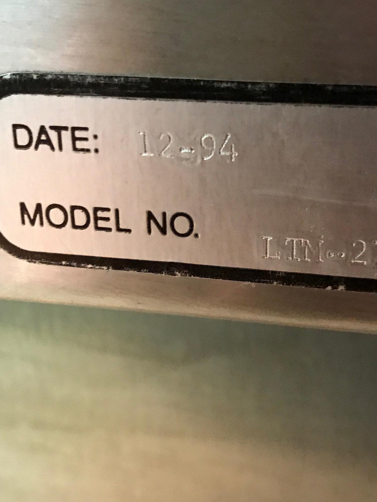 Precision Model No. LTM-2736-ME Prep Table