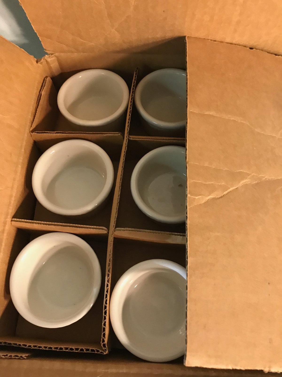 71 count 2 inch sauce bowls, made by Hall