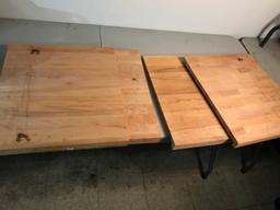 4- overcounter wood cutting boards, 18 x 20 inches each