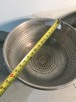 2 large colanders, 16 inches across