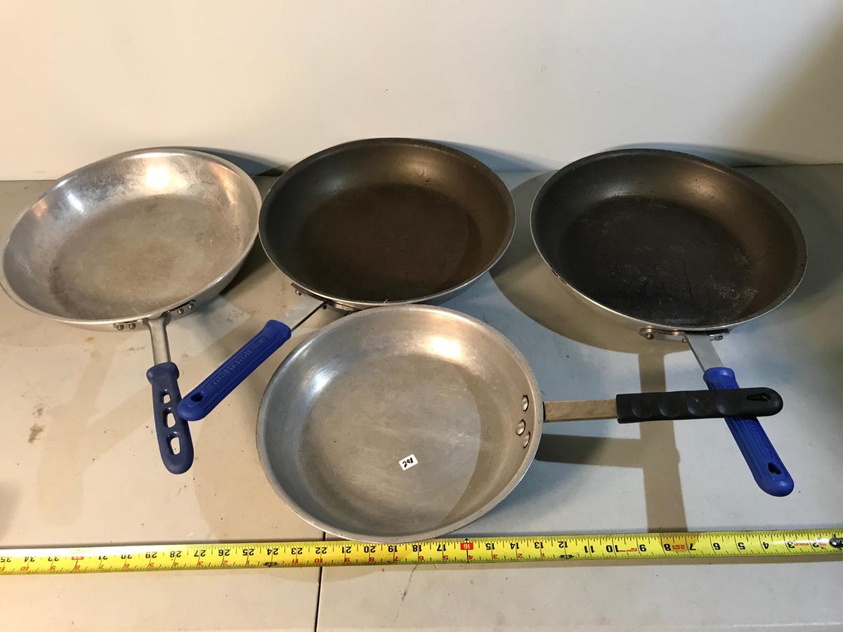 Assorted commercial skillets