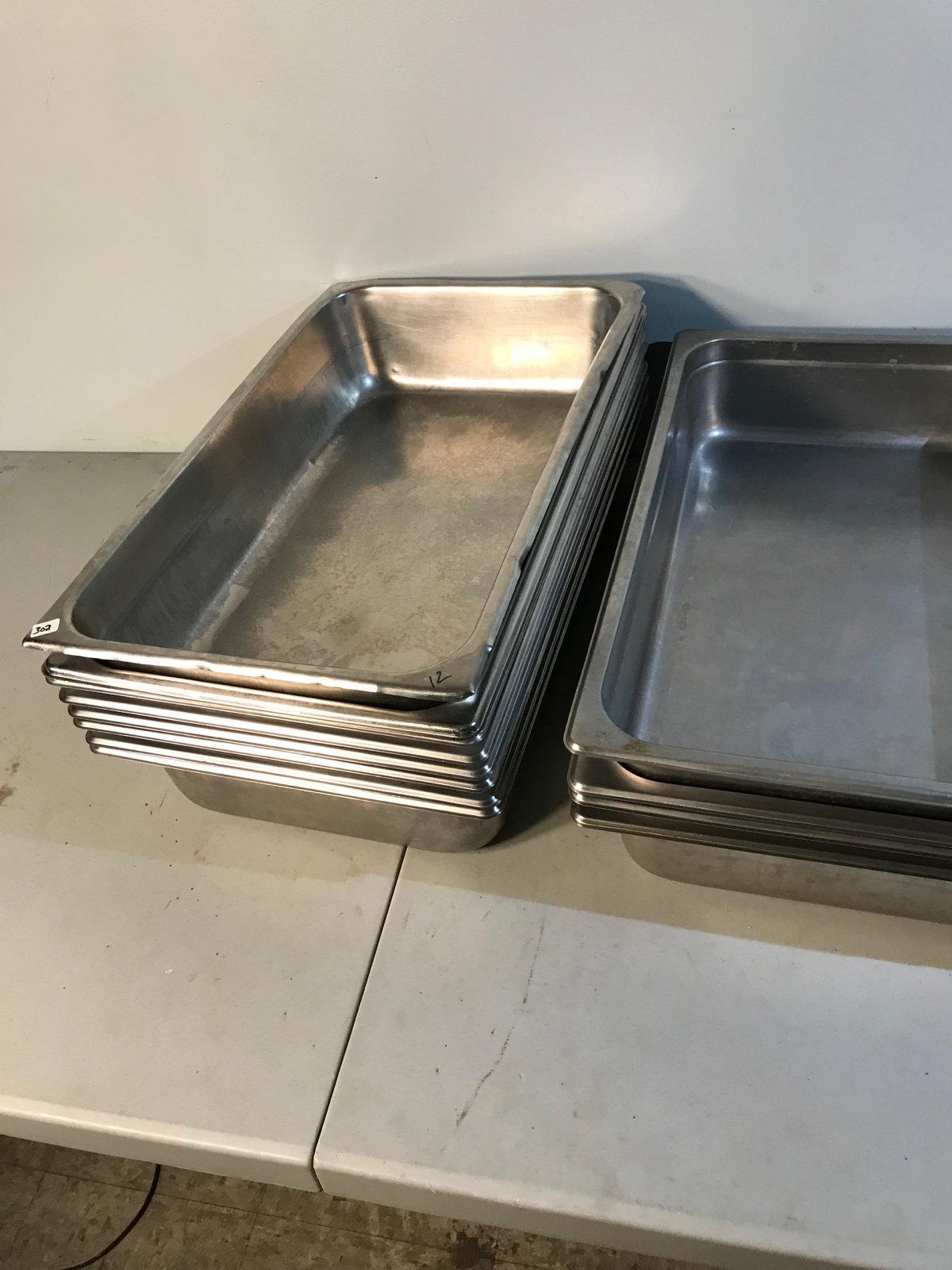 Steam table pans, full size